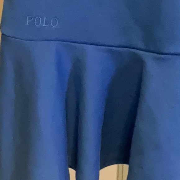 Polo by Ralph Lauren Blue Ruffle Sleeve Dress - Picture 4 of 4